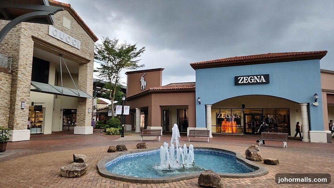 Gucci, Polo, and Zegna Stores