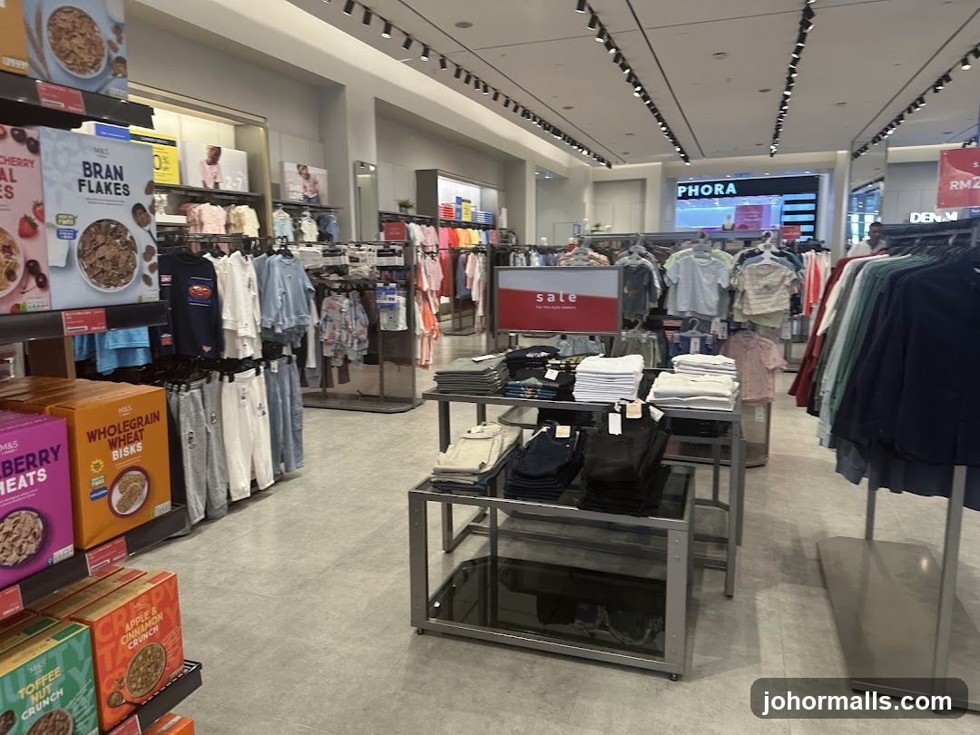 Clothing and Grocery Store Interior