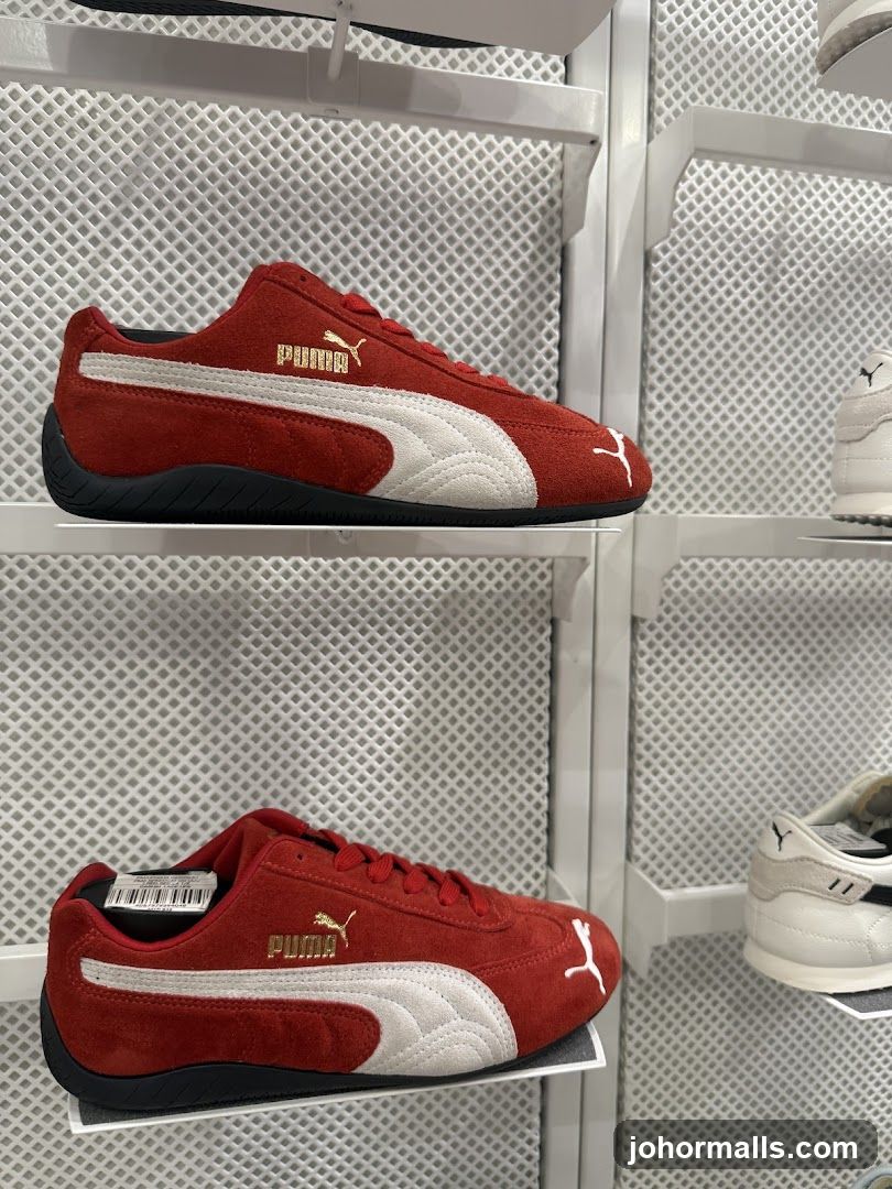 Puma Shoes on Display