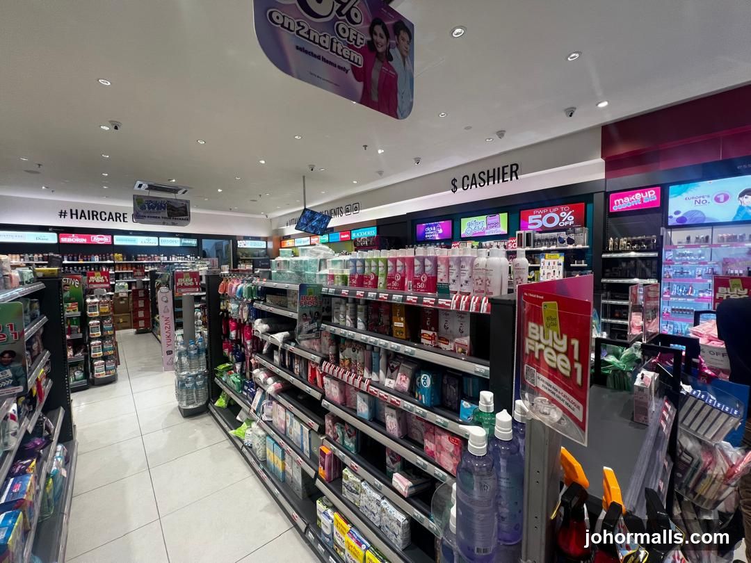 Store Interior with Health and Beauty Products