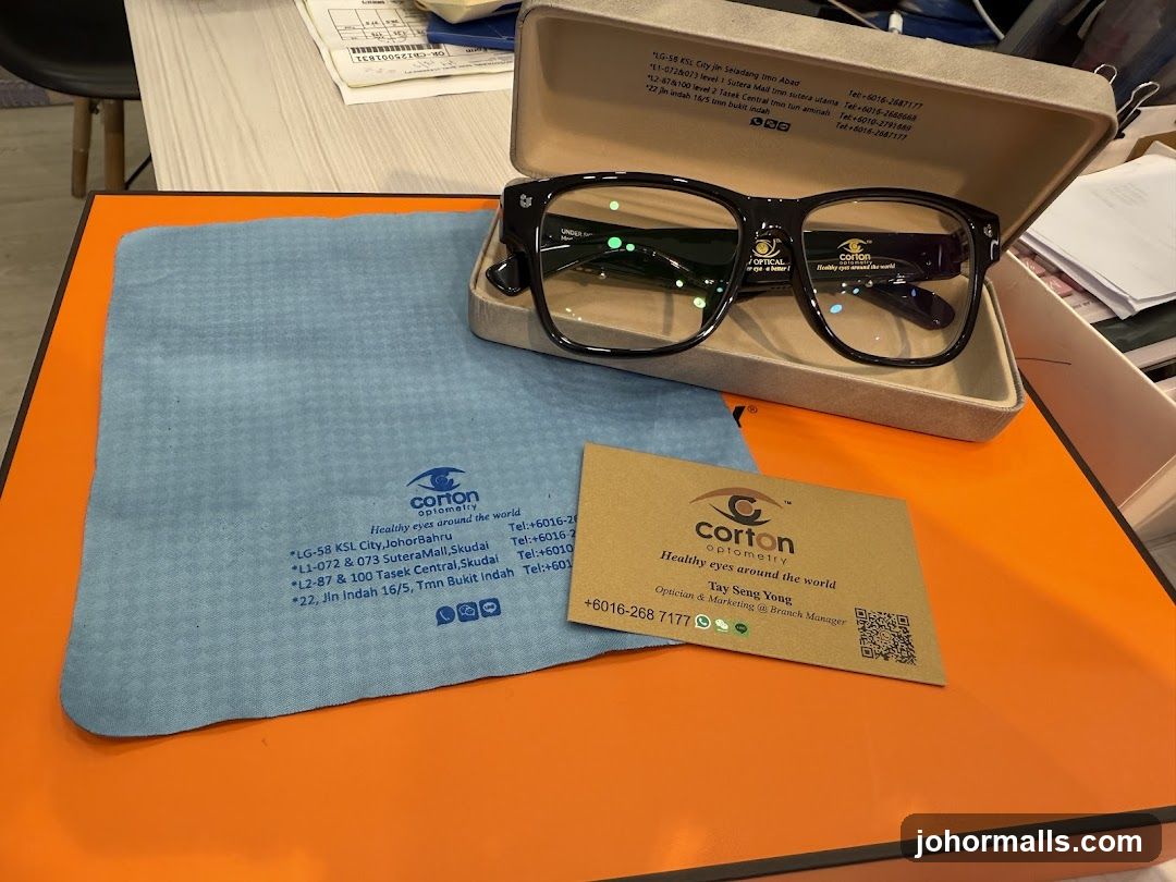 Corton optometry Sutera Mall Johor Bahru