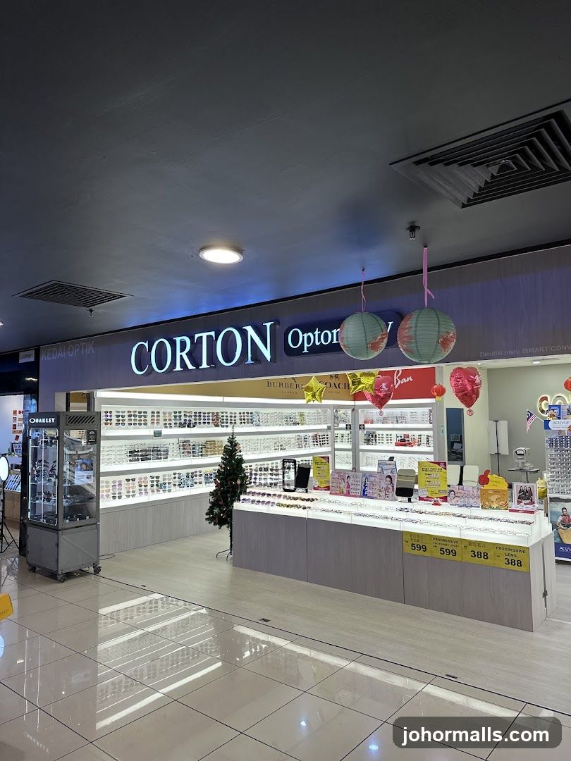 Corton optometry Sutera Mall Johor Bahru