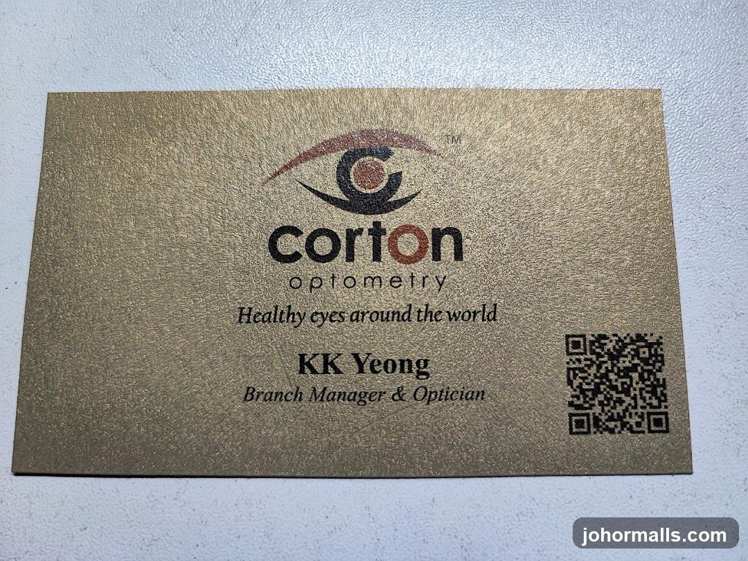 Corton optometry Sutera Mall Johor Bahru