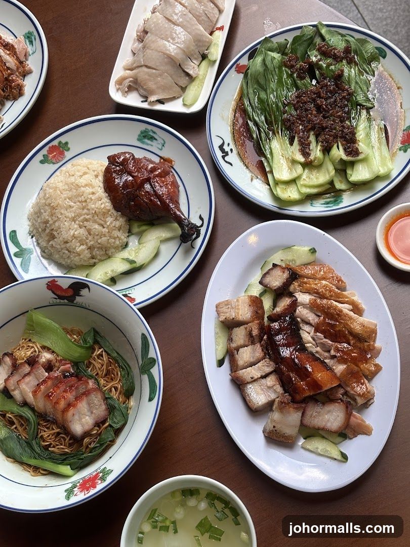 Assortment of Roasted Meats and Vegetables
