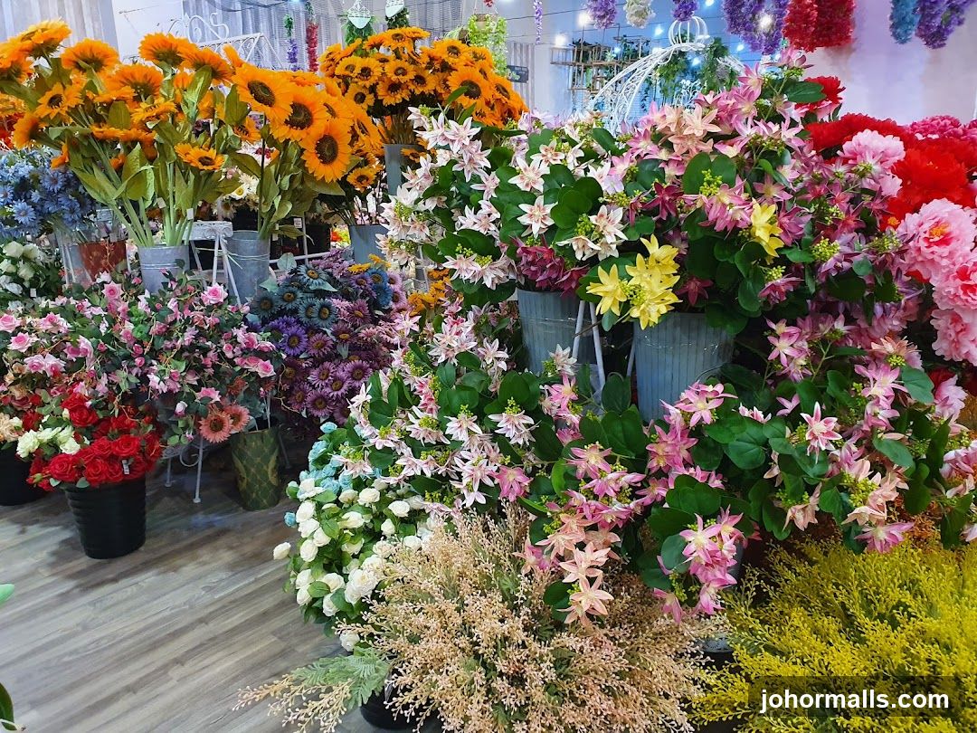 Assortment of Artificial Flowers