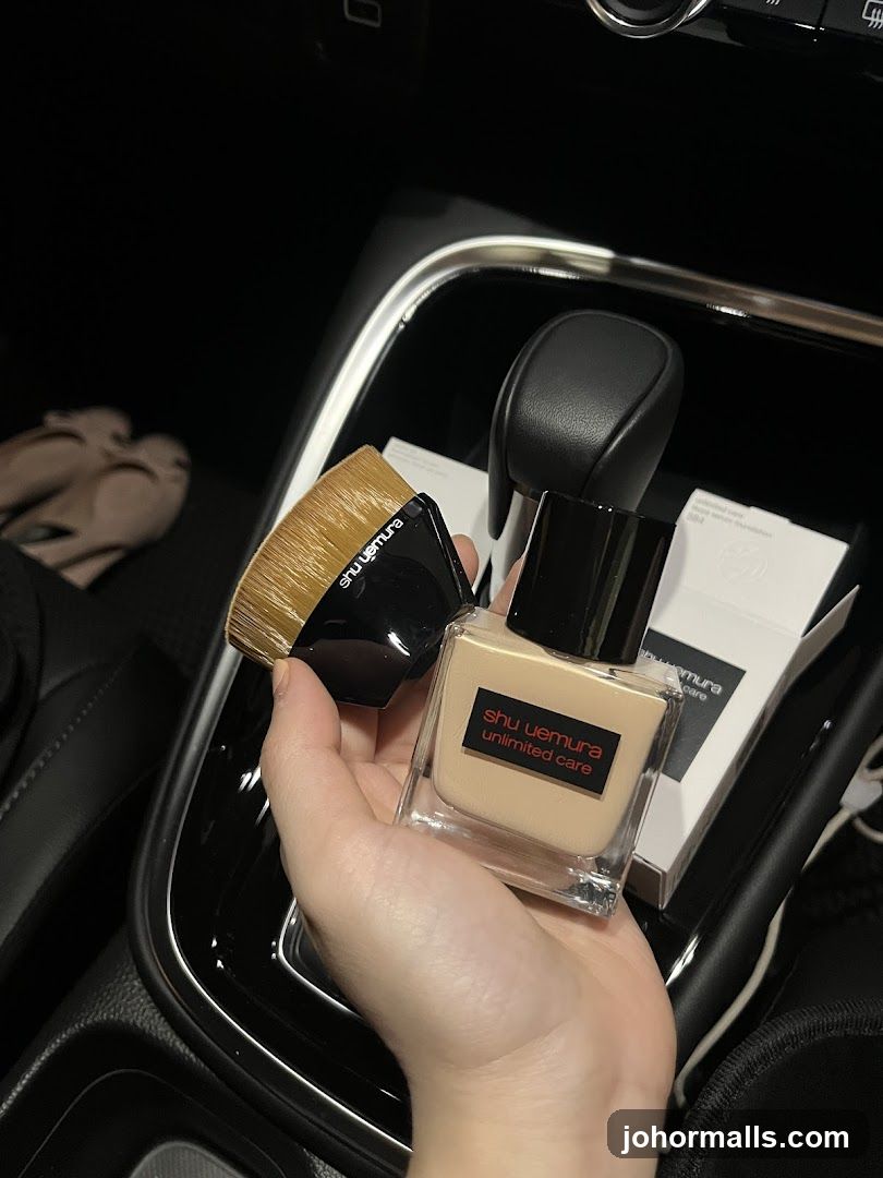 Shu Uemura Foundation and Brush