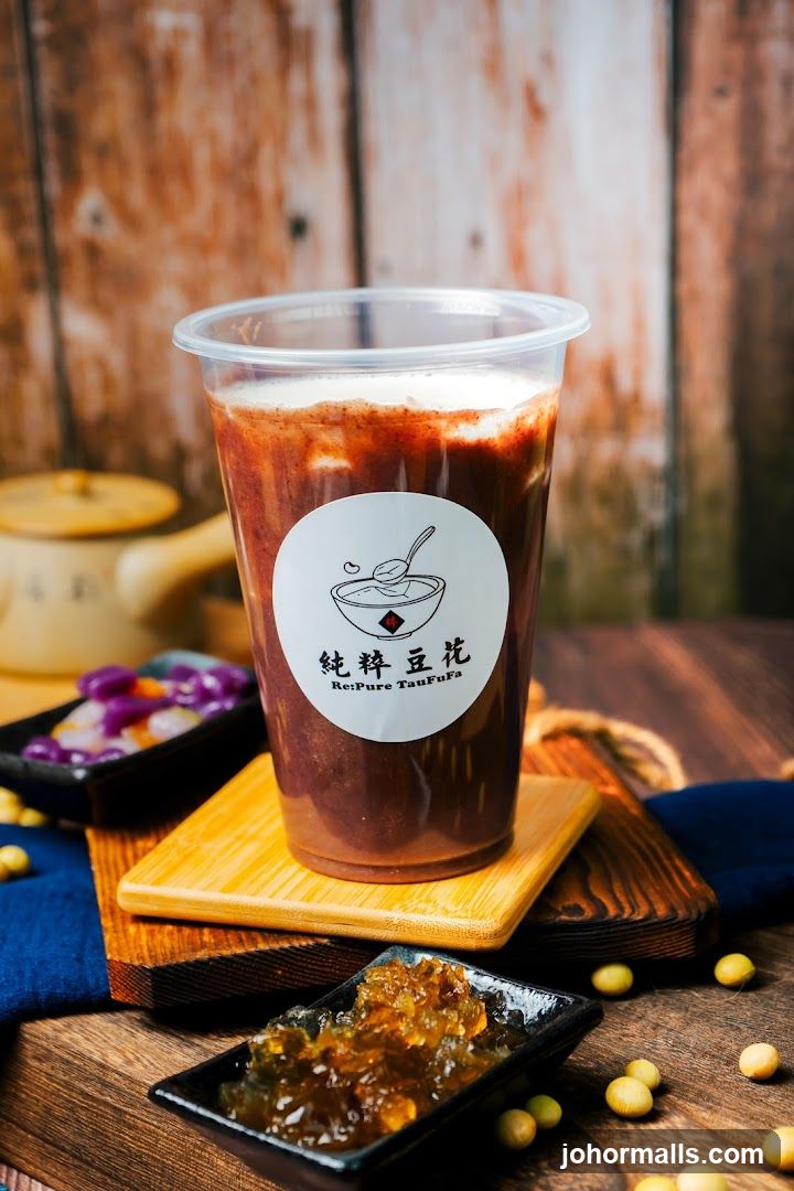Red Bean Tofu Pudding Drink