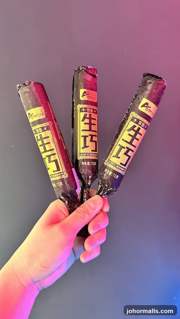 Three Chocolate Sticks
