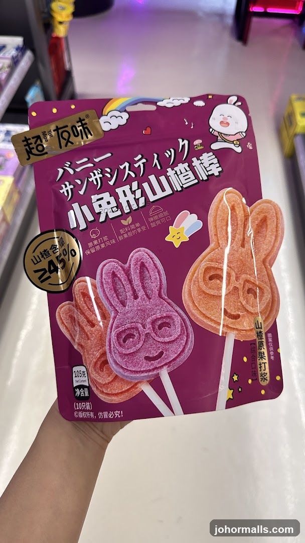 Bunny-shaped lollipops