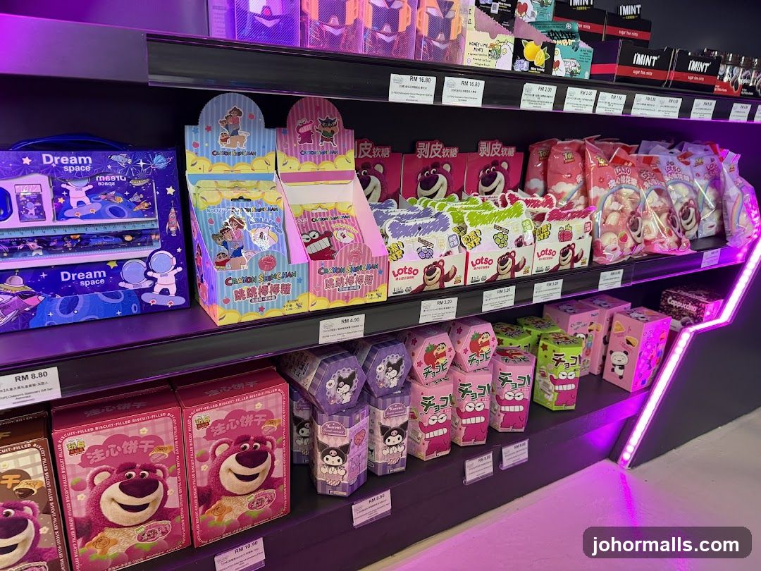 Snack and Stationery Display