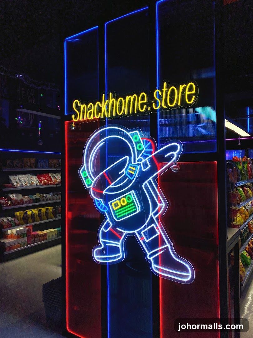 Snackhome Store Neon Sign