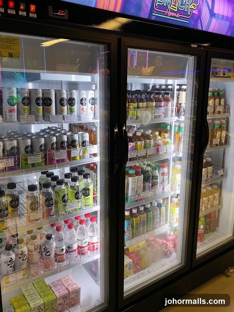 Refrigerated Drinks and Snacks