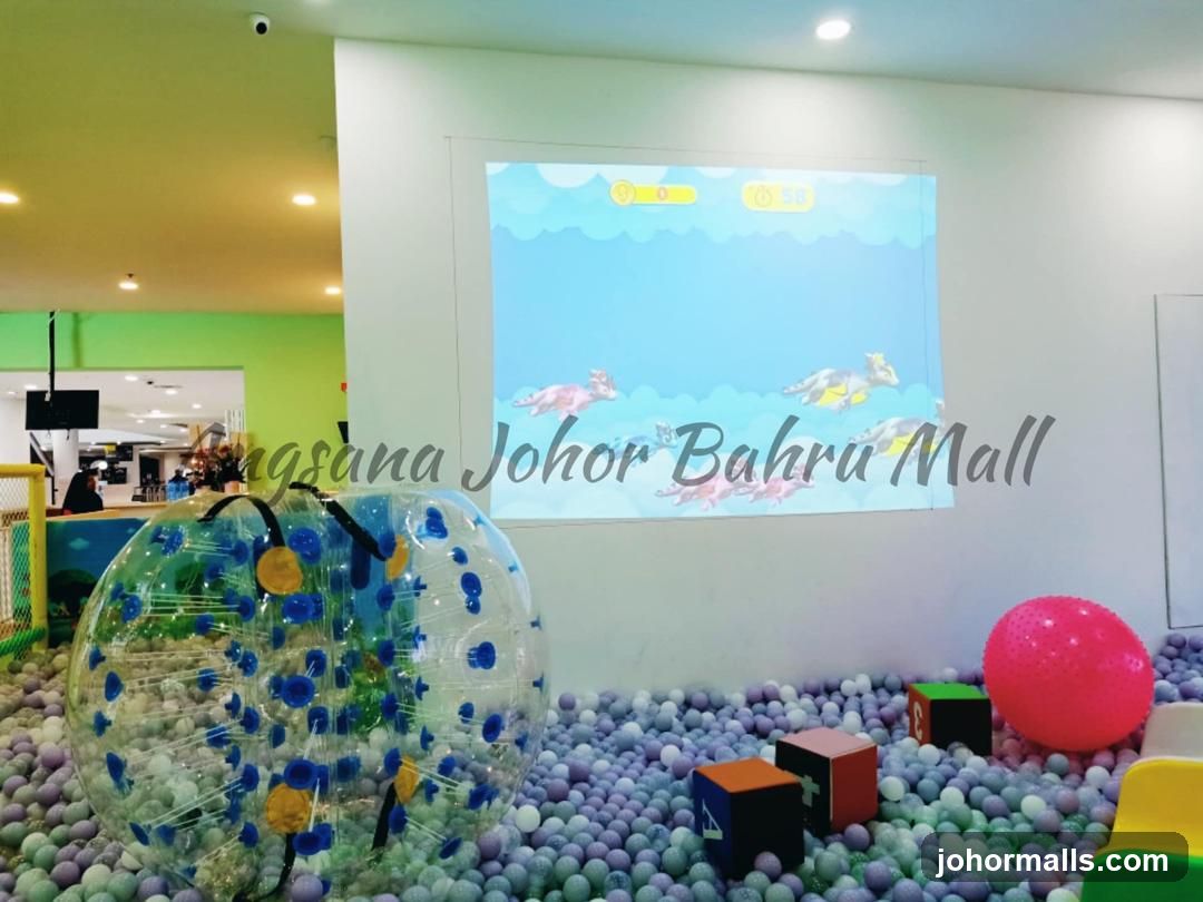 Indoor Playground with Ball Pit and Game Projection