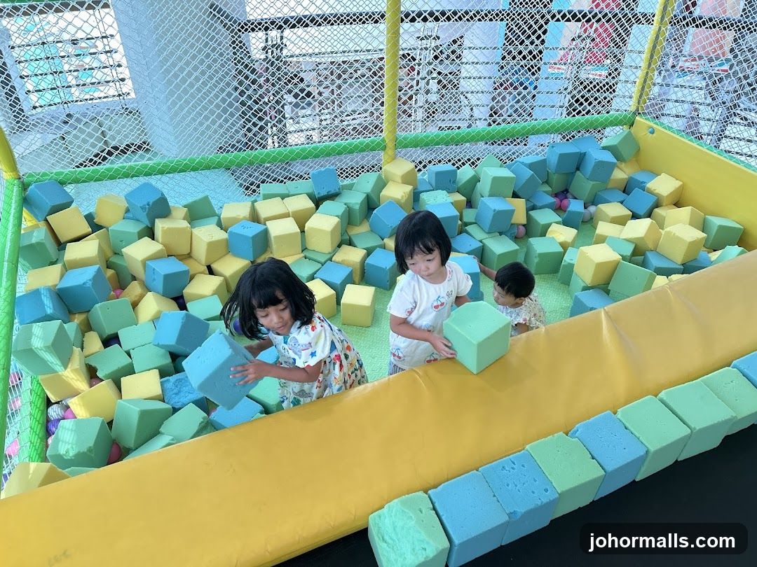 Children Playing in a Foam Pit
