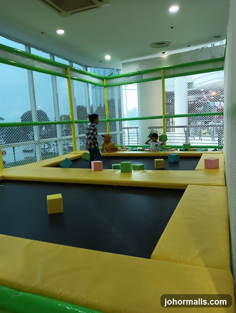 Indoor Trampoline Play Area