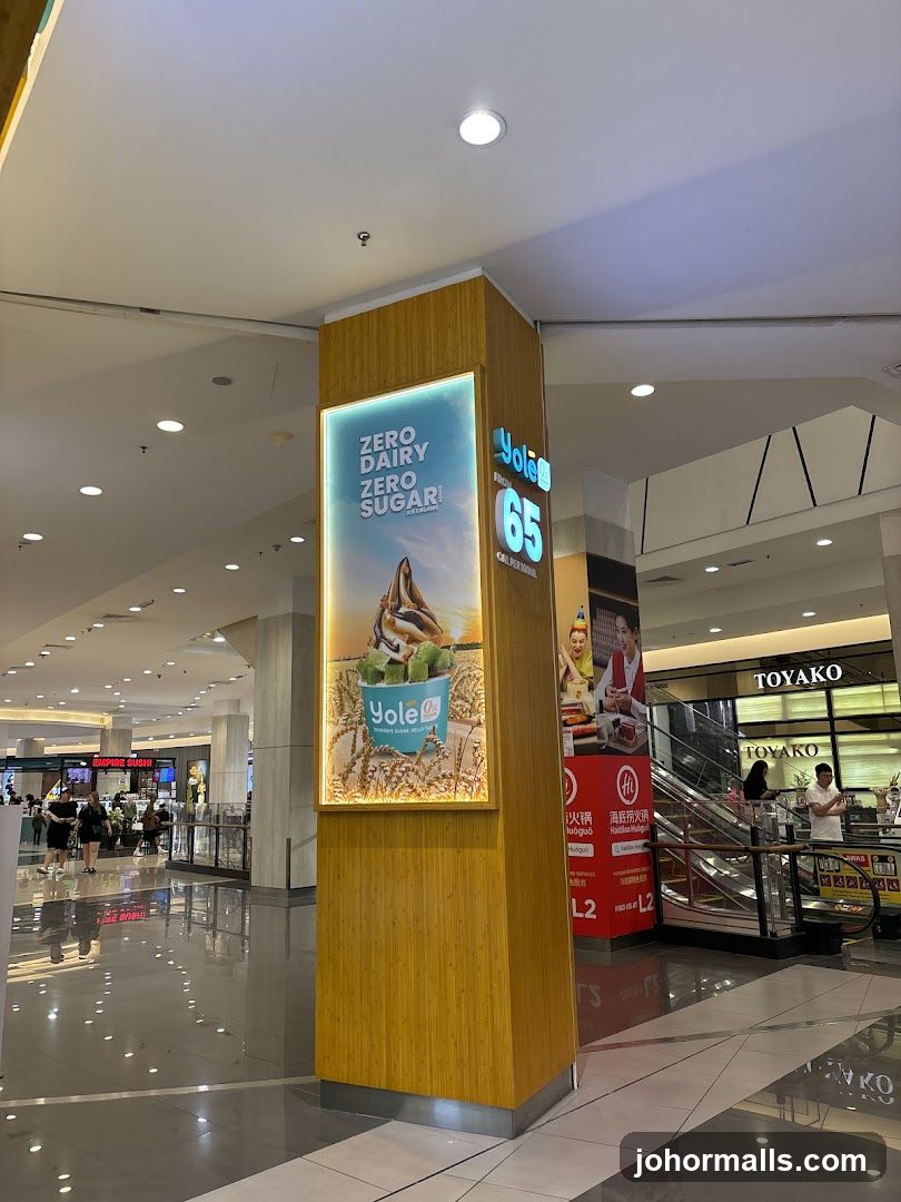 Yole Ice Cream Advertisement