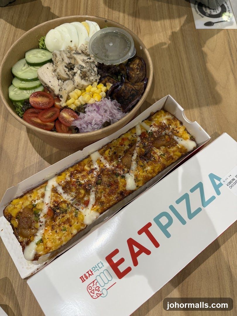 Pizza and Salad