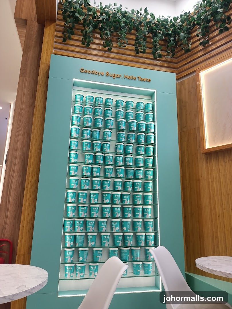 Yolé Frozen Yogurt Display