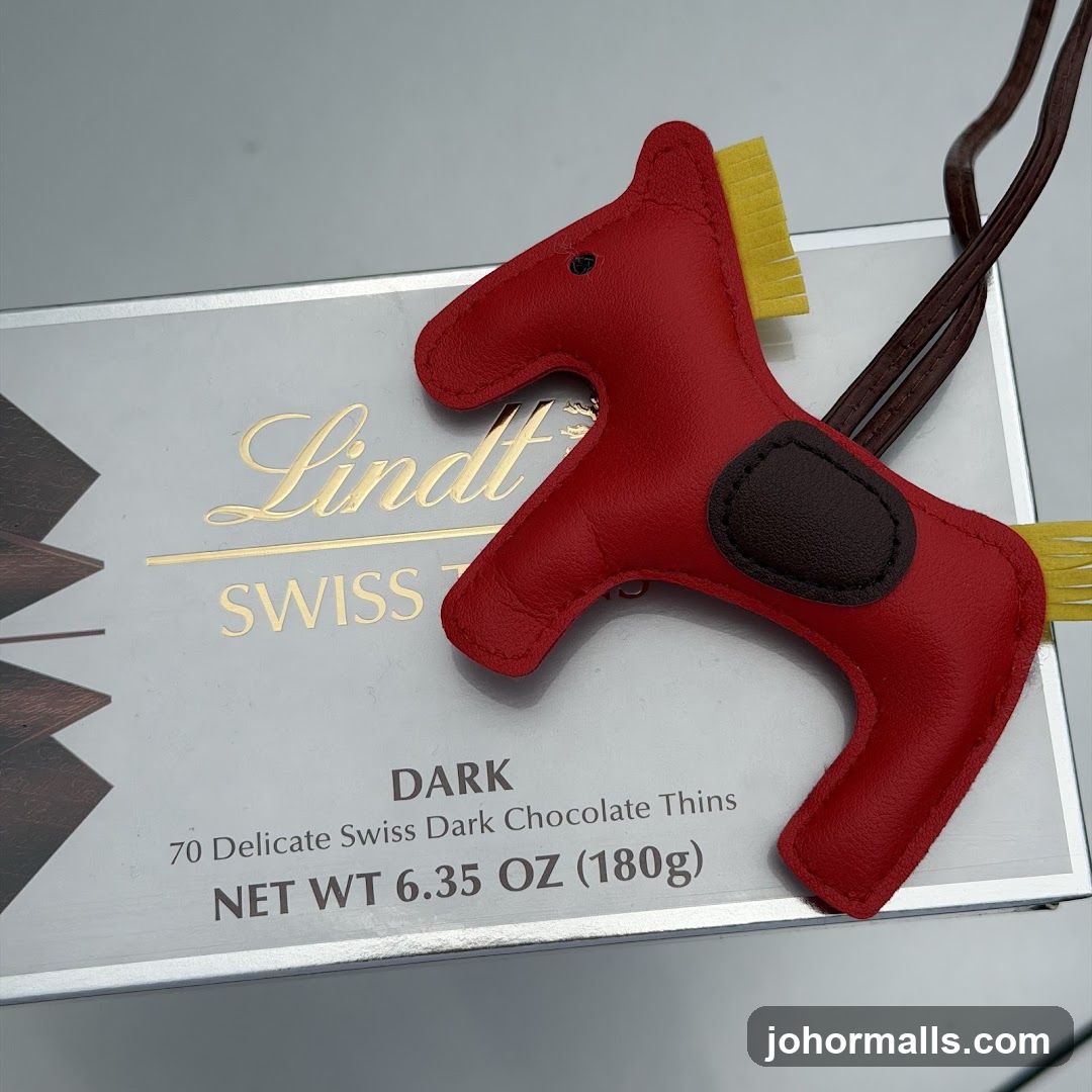 Lindt Dark Chocolate Thins with Horse Charm