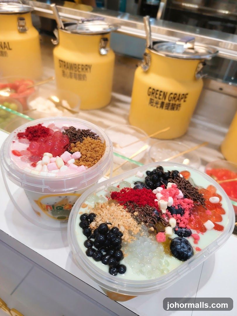 Dessert Cups with Toppings