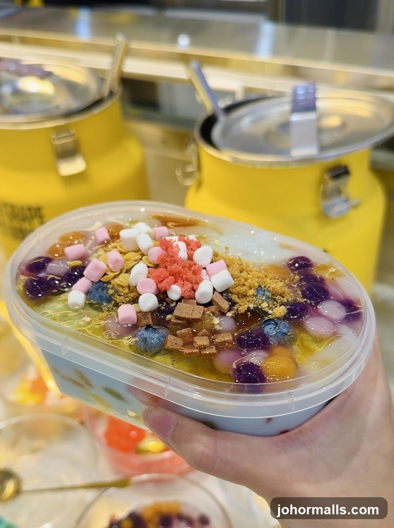Dessert with Toppings