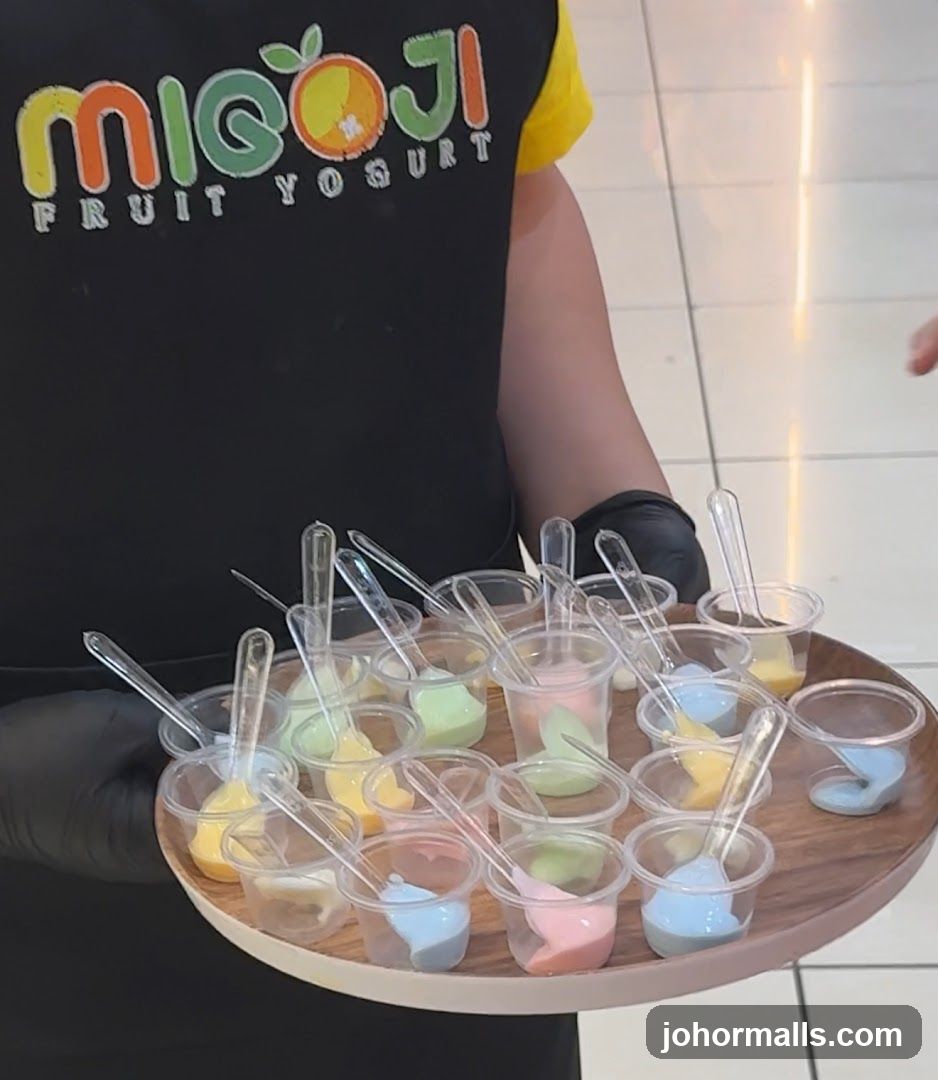 Fruit Yogurt Samples