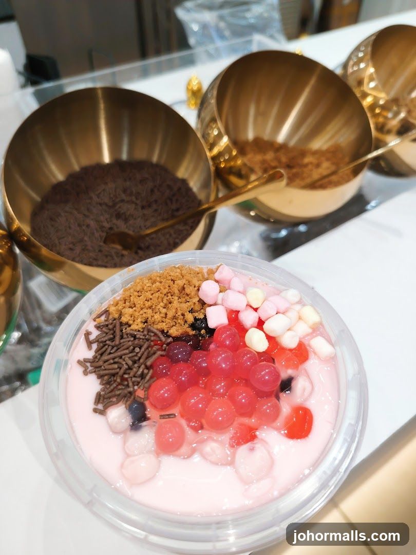 Dessert with Toppings
