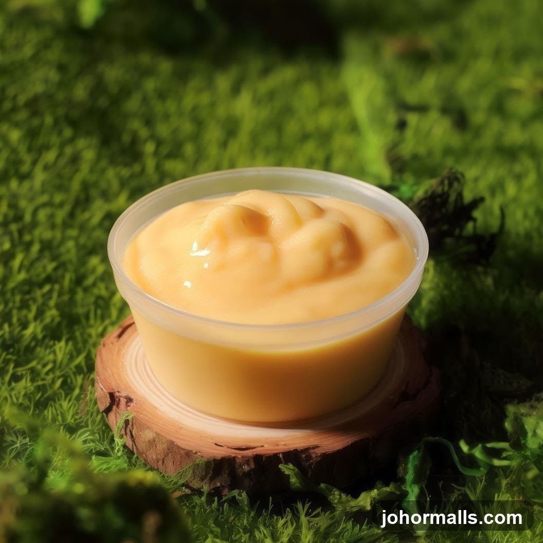 Creamy Custard in a Clear Container