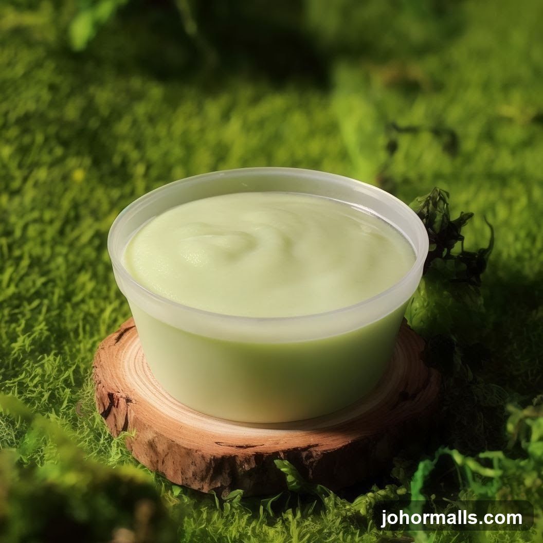 Green Cream in Container