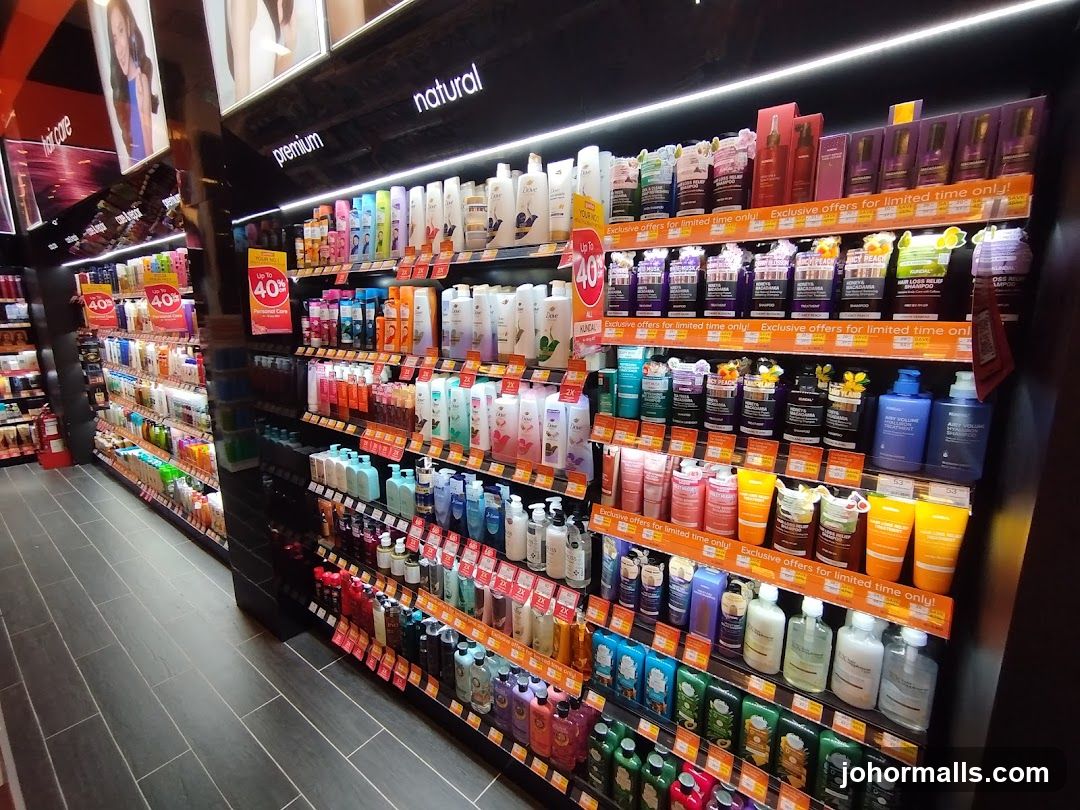 Beauty Product Aisles