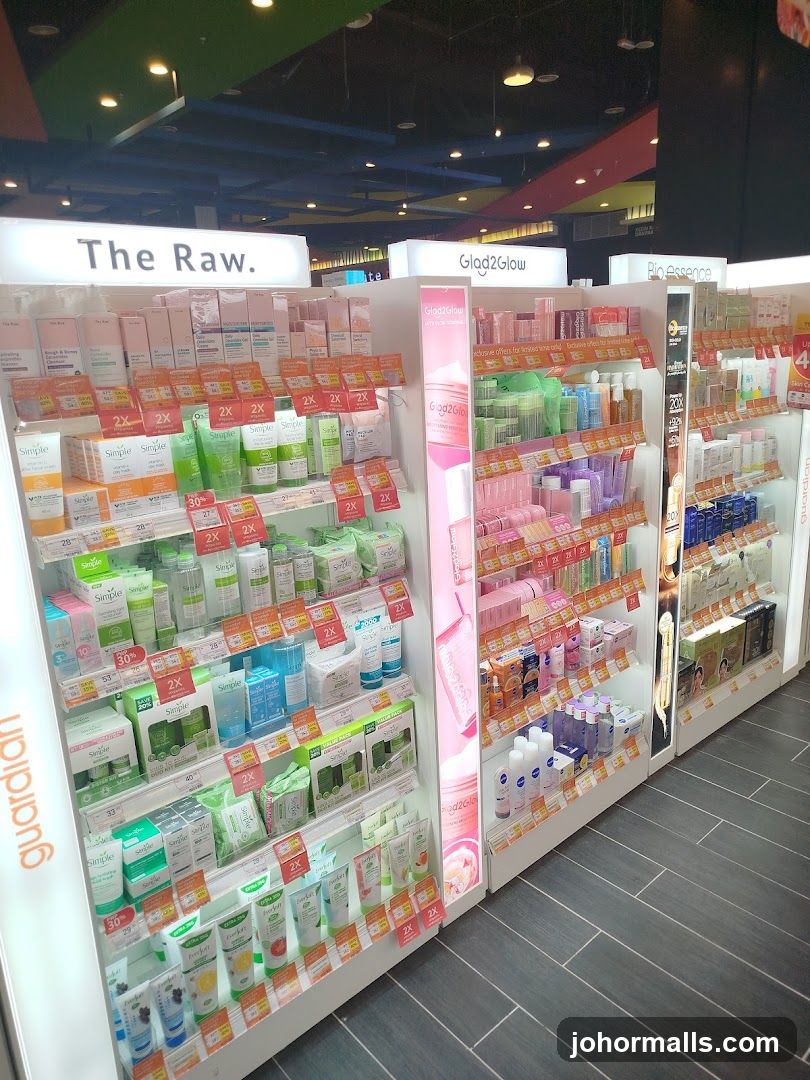 Skincare Products Display