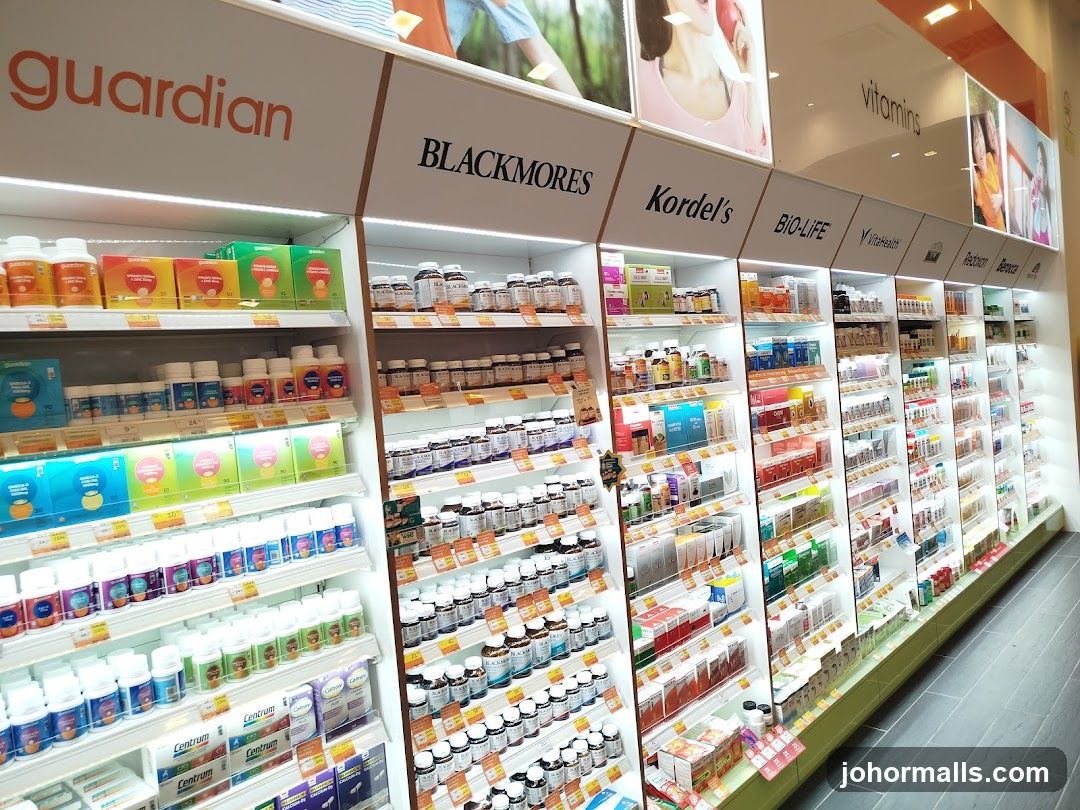 Vitamins and Supplements Aisle