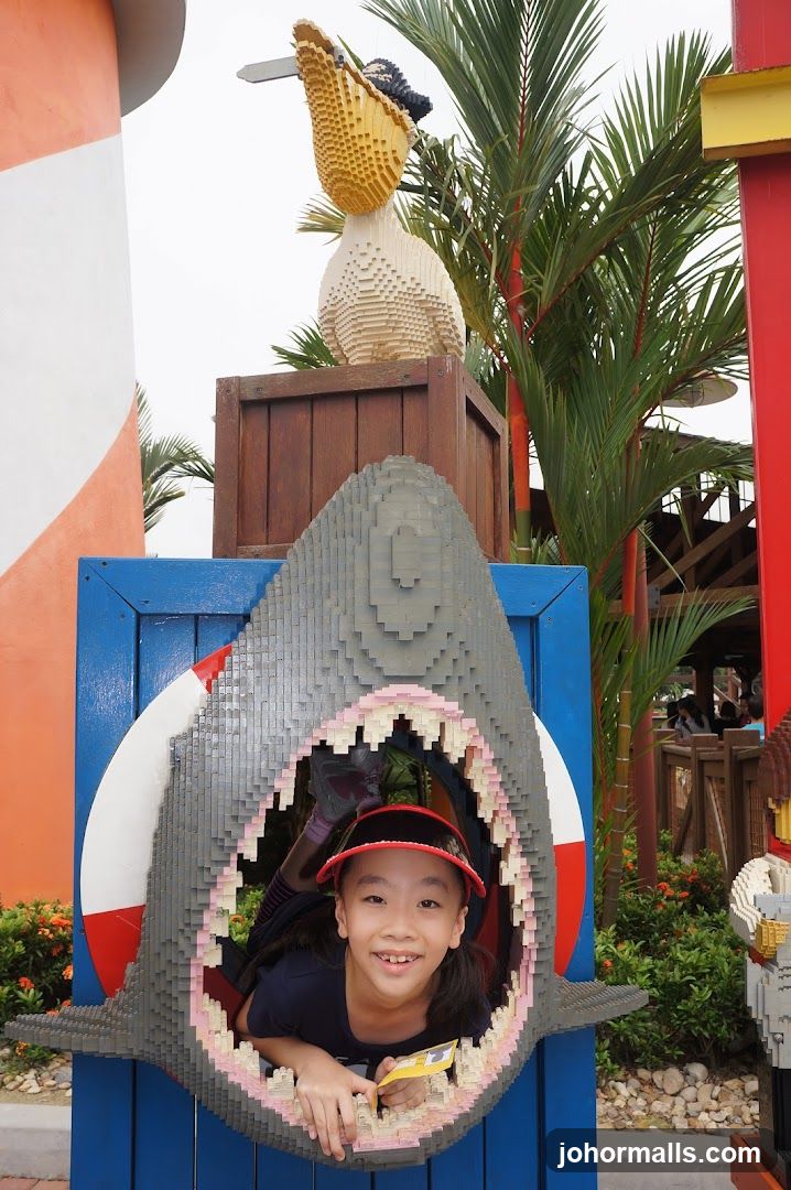 Child in Lego Shark