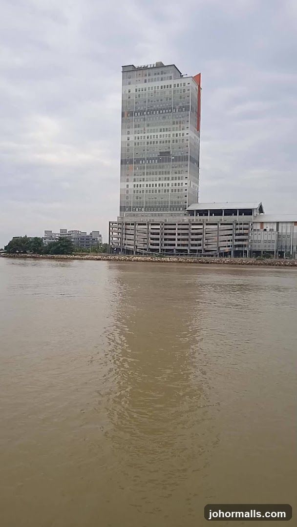 Modern Skyscraper by the Water