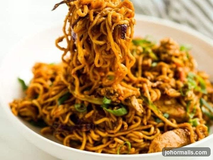 Noodles with Meat and Vegetables