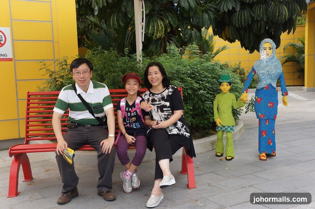 Family Poses with Lego Figures