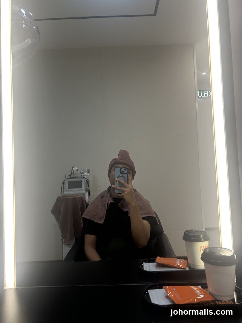 Salon Interior with Client