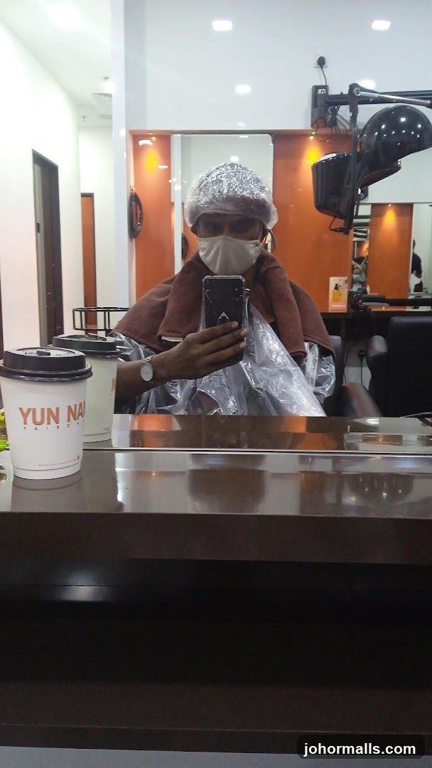 Person in a hair salon
