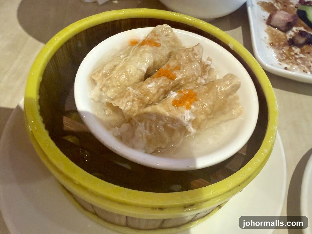 Steamed Tofu Skin Rolls