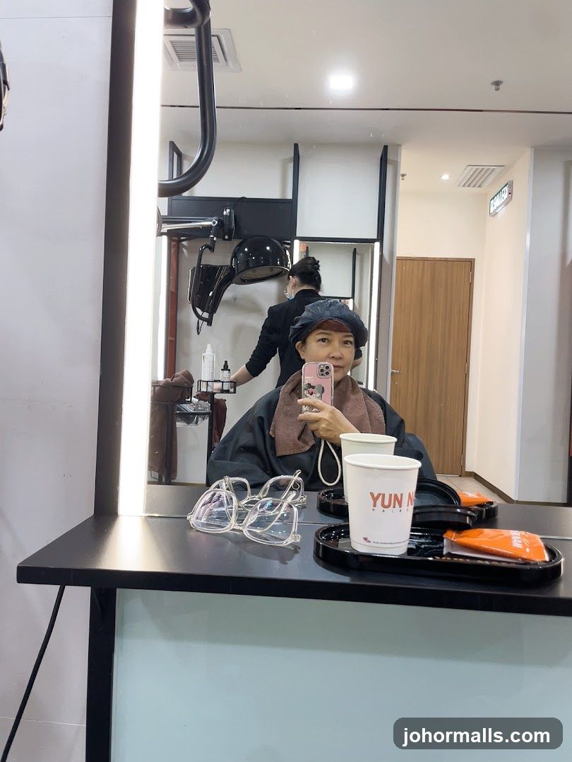 Woman at Hair Salon