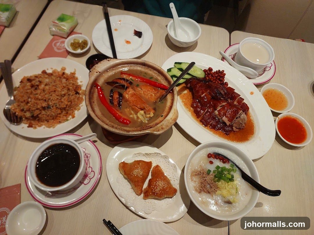 Chinese Food Spread