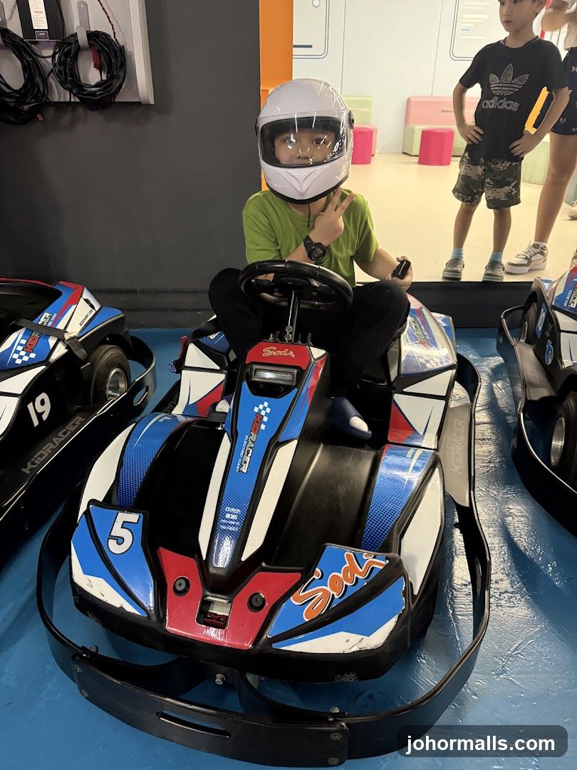 Boy in Go-Kart