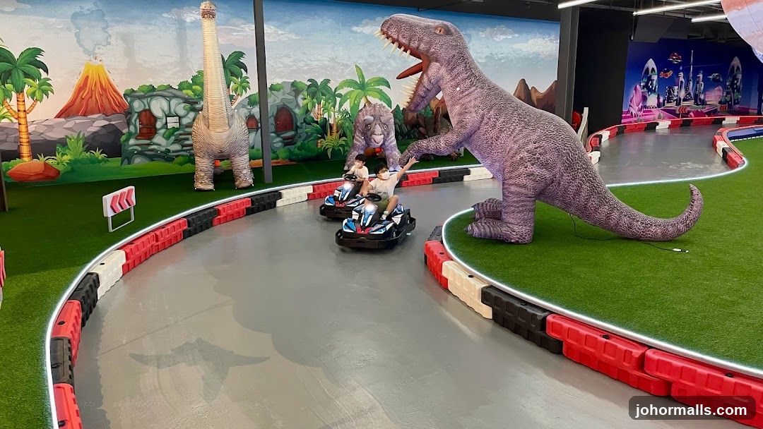 Dinosaur-themed Go-Kart Track