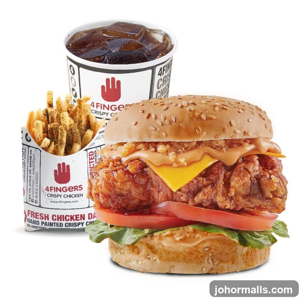 Crispy Chicken Burger Meal