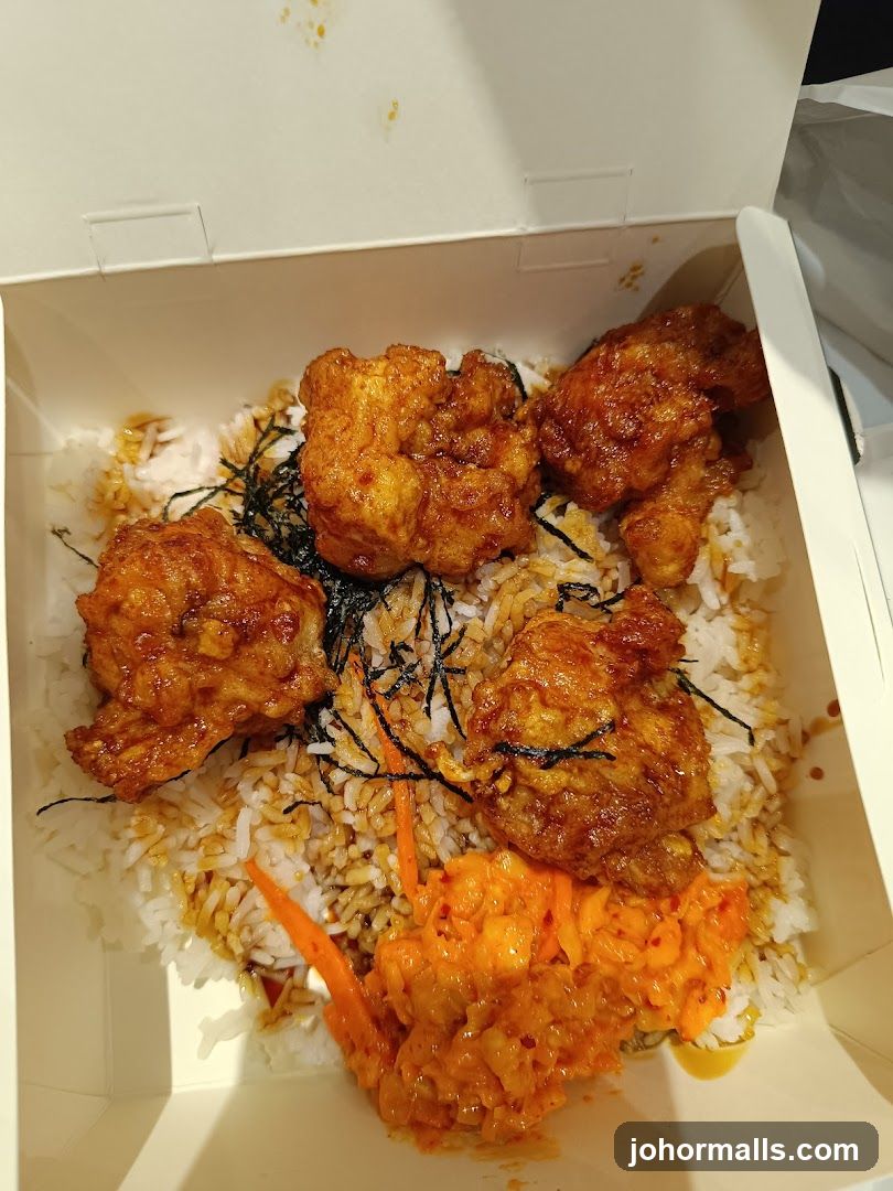 Fried Chicken and Rice Box