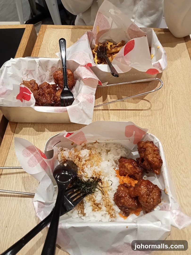 Fried Chicken and Rice