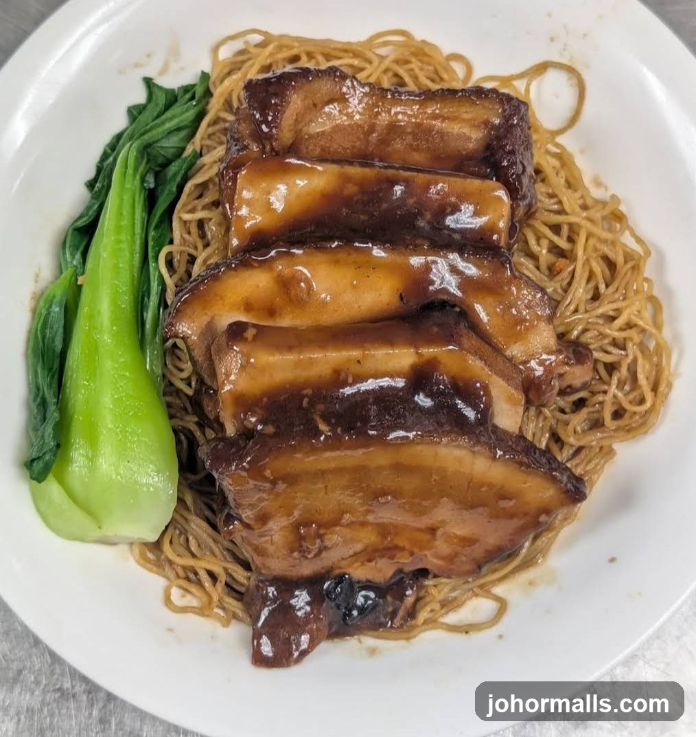 Braised Pork Belly Noodles