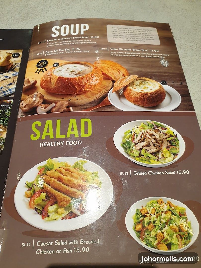 Soup and Salad Menu