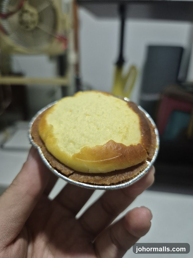 Close-up of a cheese tart