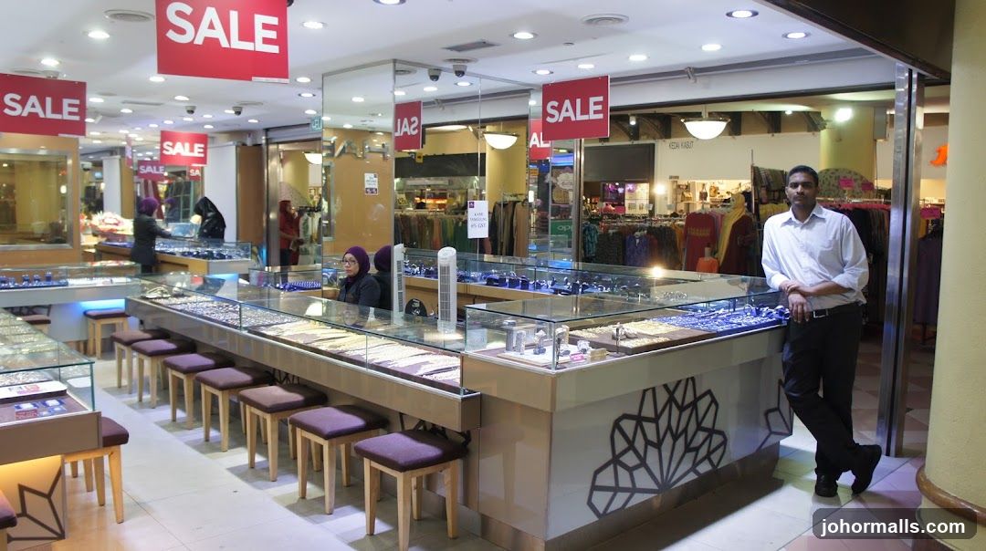 Jewelry Store with Sale Signs
